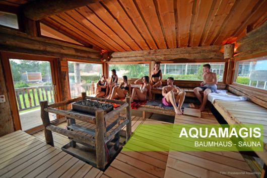 AquaMagis Baumhaus-Sauna in Plettenberg. Foto: AquaMagis Presseportal
